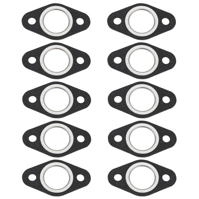 OTOTEC 10-teilige Auspuffkrümmerdichtung 25 Mm Innendurchmesser Schalldämpfer-Geräuschreduzierungsdichtung Kompatibel mit 50 Cc 2-Takt-Roller-Motorrädern Kompatibel mit MBK Booster von OTOTEC