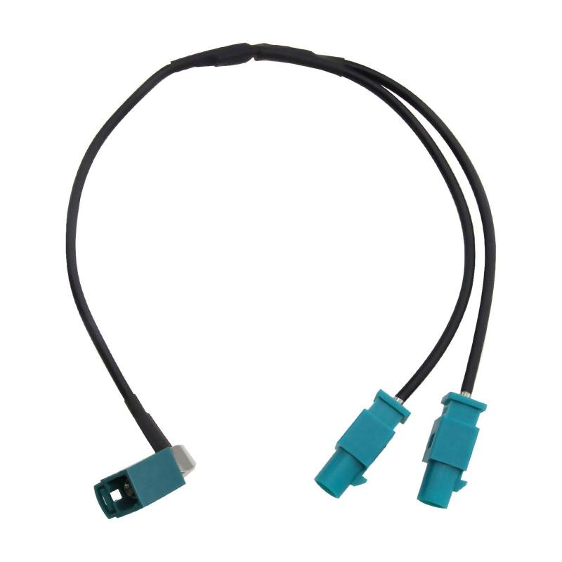 OTOTEC FAKRA Z Konverter Buchse zu Doppelstecker Konverter Autoradio FM Antennen Adapterkabel 24CM für GPS GSM Navigation von OTOTEC