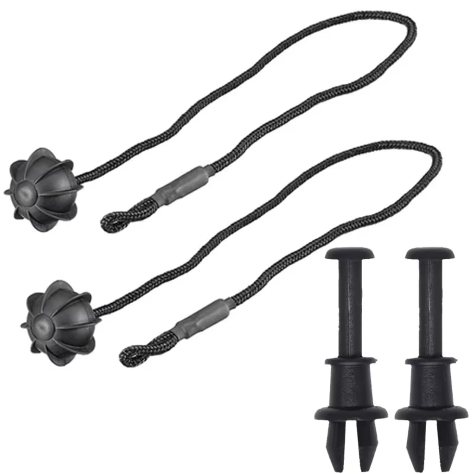 Auto Kofferraum Halteband Kompatibel Mit Seat Für Altea 2004–2009 Für Arona 2018–2021 Für Ibiza 2002–2018 Auto Gepäckraumabdeckung String Clips Halter Pivot Kleiderbügel Z5867769 3V5863634(1 Kit) von OTOZUM