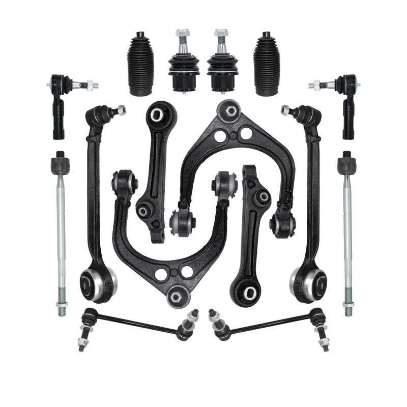 Lenker Radaufhängung Kompatibel Mit Chrysler Für 300 RWD 2015 2016 2017 2018. 16-teiliger Vorderer Oberer Unterer Querlenker-Stabilisator-Stabilisator-Verbindungssatz K620177 K620178 von OTOZUM