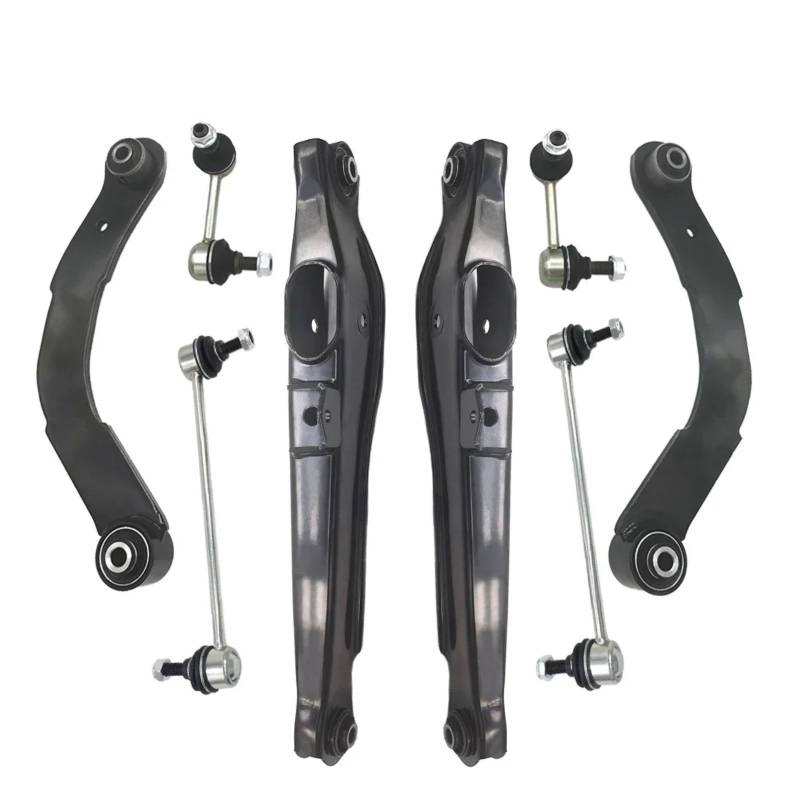 Lenker Radaufhängung Kompatibel Mit Dodge Für Caliber 2007 2008 2009 K641281 MS251007 K80258 8 Stück Auto-Sway-Bar-Endverbindungen-Sets Für Hintere Obere Und Untere Querlenker von OTOZUM