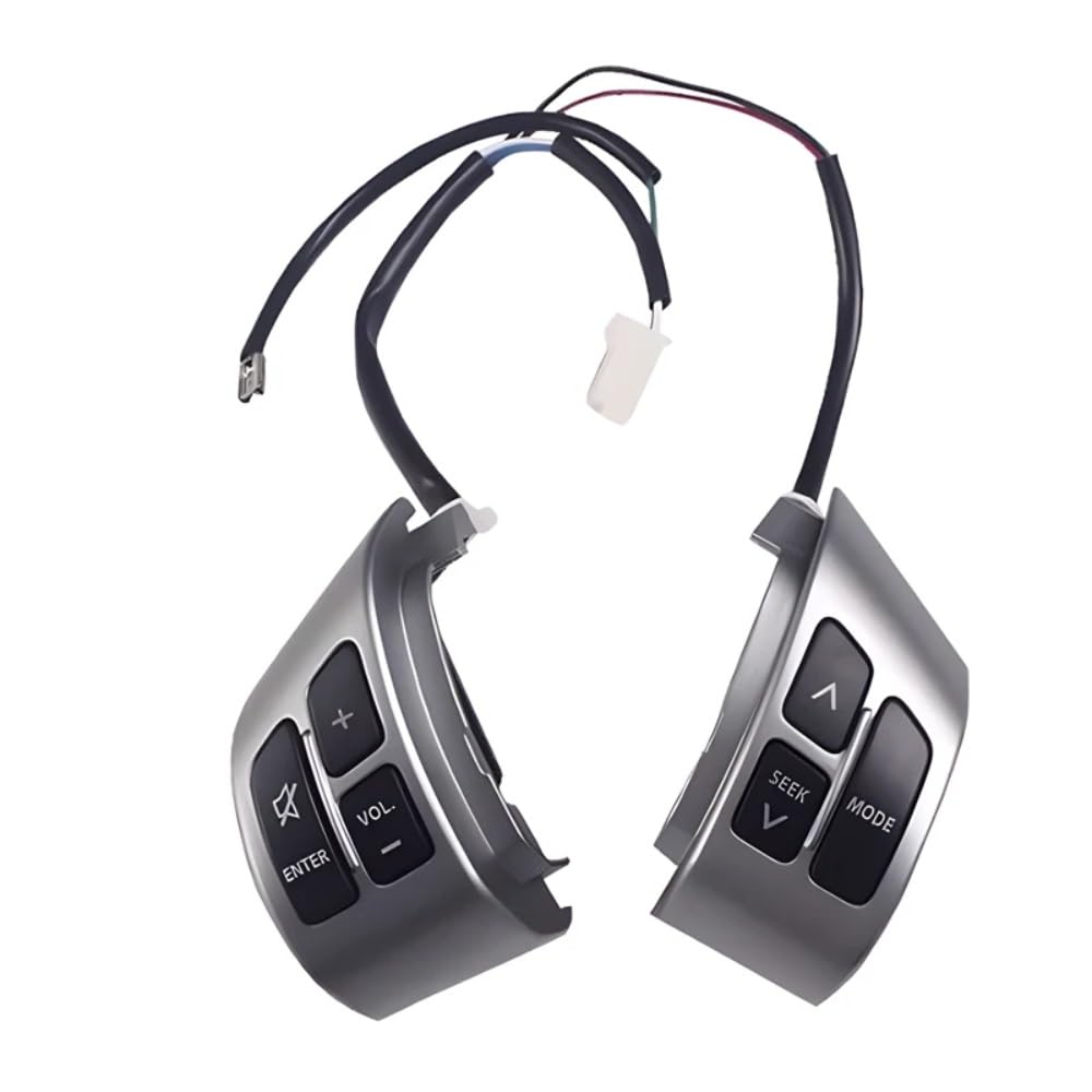 OTOZUM Auto Zubehör Kompatibel Mit Suzuki Für Swift Für SX4 2005 2006 2007 2008 2009 2010 2011 Auto-Lenkrad-Audio-Lautstärkeregler-Tastenschalter NT-P2262021 von OTOZUM