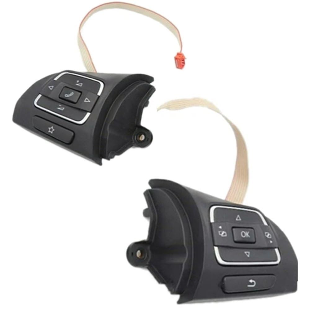 OTOZUM Auto Zubehör Kompatibel Mit VW Für CC Für EOS Für Golf Für MK6 2009 2010 2011 2012 2013 Lenkrad Multifunktions-Audio-Telefon-Lautstärkeregler von OTOZUM