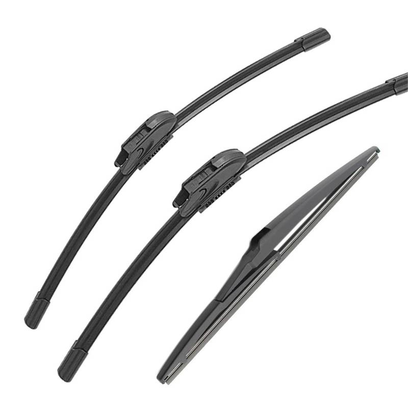 OTOZUM Flachbalkenwischer Kompatibel Mit Dodge Für Journey 2008–2018 Scheibenwischerbürsten Vorne Und Hinten, Fahrzeugfenster, Windschutzscheibe, Scheibenwischer, Auto-Zubehör(3 PCS) von OTOZUM