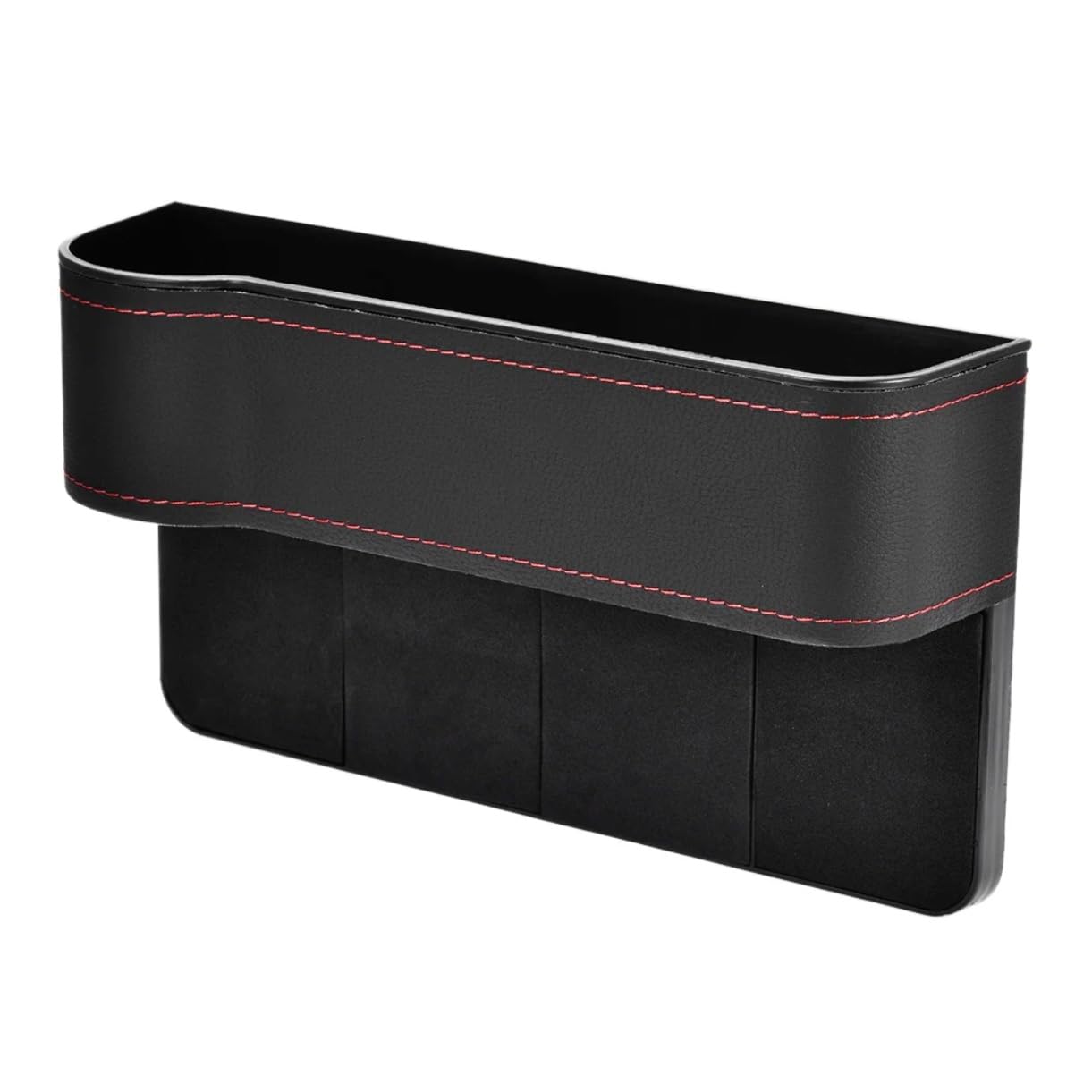 OTOZUM Getränkehalter Auto Auto-Flaschenbecher, Sitz-Aufbewahrungsbox, Gap-Organizer, Auto-Spaltetui Für Telefonschlüssel, Karten, Stifte, Multifunktionaler Halter(Black,Left) von OTOZUM