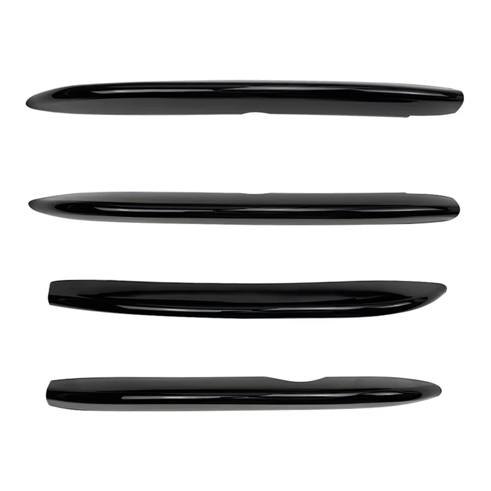 OTOZUM Kofferraumspoiler Kompatibel Mit Benz Für CLA W118 C118 CLA35 2020 2021 2022 2023 2024 Frontstoßstange Air Vent Splitter Canard Spoiler Grille Glänzend Schwarze Dekoration(Glossy Black) von OTOZUM