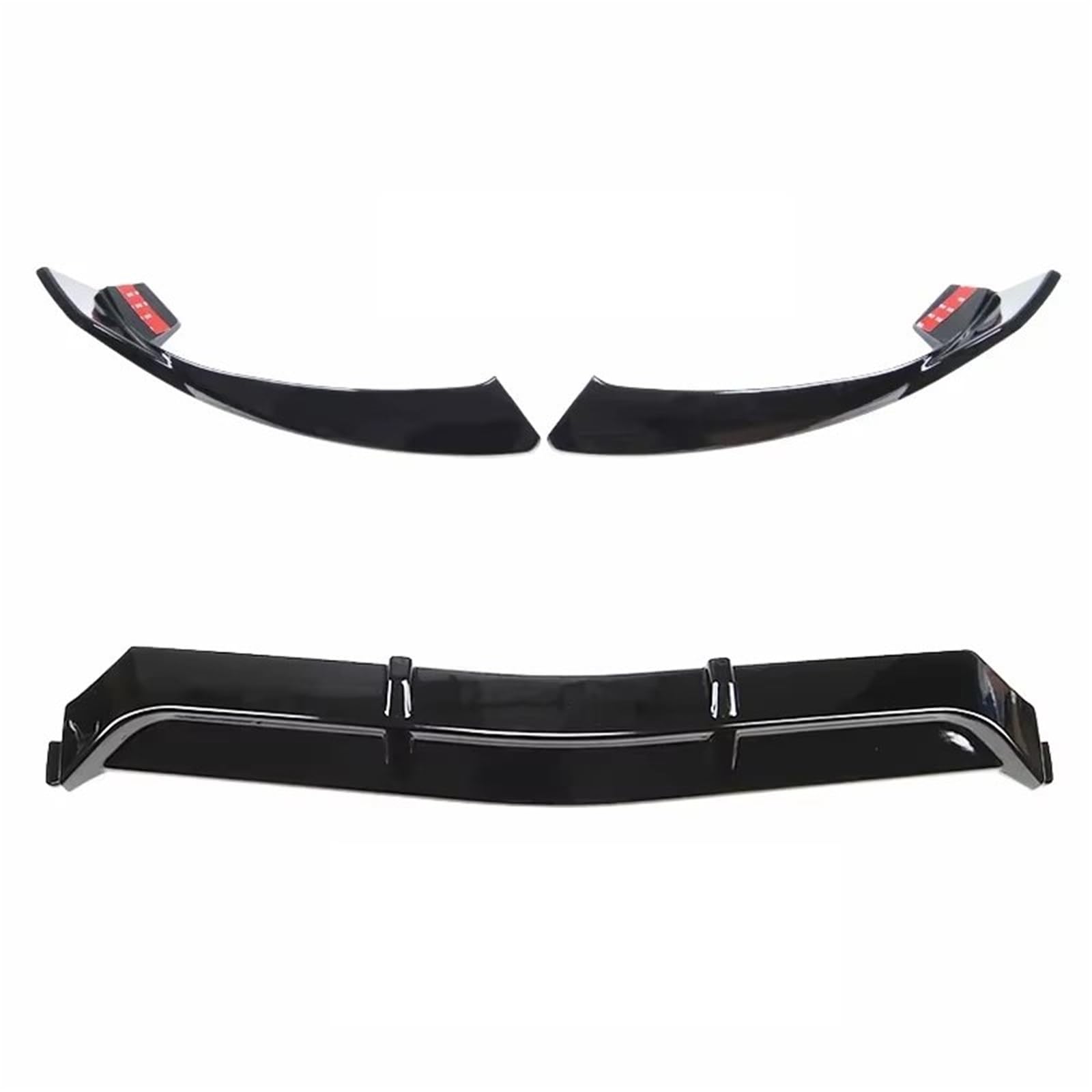 OTOZUM Kofferraumspoiler Kompatibel Mit Benz Für W205 C205 C200 C250 C260 C300 C400 C450 Auto Coupe Frontstoßstange Lip Body Kit Spoiler Splitter Diffusor Styling Dekoration(Black(2014-2018)) von OTOZUM