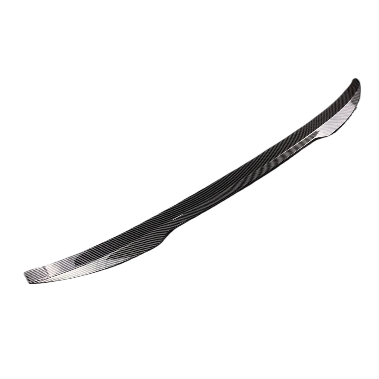 OTOZUM Kofferraumspoiler Kompatibel Mit Für F20 F21 118i 120i 2015 2016 2017 2018 2019 Glänzendes Schwarzes Auto-Frontstoßstangen-Lippensplitter Heckspoiler-Flügel Body-Kit(Carbon Look 6) von OTOZUM