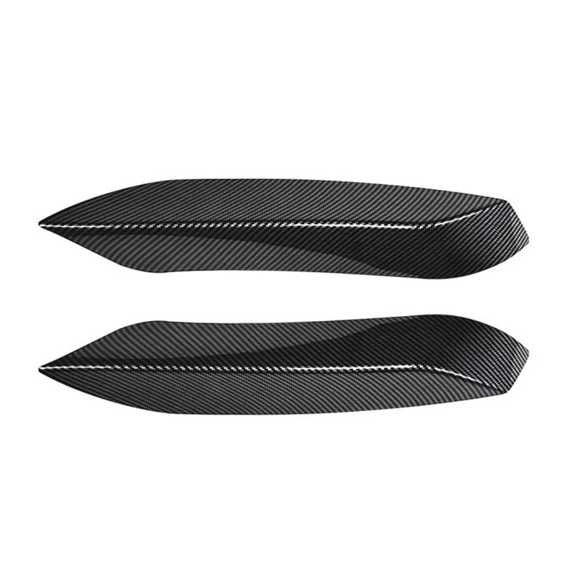 OTOZUM Kofferraumspoiler Kompatibel Mit Für F80 M3 2014–2019 Für F82 F83 M4 2015–2020 Auto-Frontstoßstangen-Lippensplitter Canards Spoiler Nebelscheinwerfer Augenbrauenrahmen-Abdeckungsgitter(Type 2) von OTOZUM