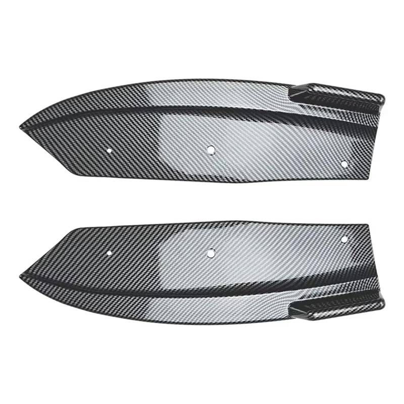 OTOZUM Kofferraumspoiler Kompatibel Mit Für X4 G02 LCI 2018 2019 2020 2021 2022 2023 Auto-Heckstoßstangen-Lippenspoiler Glänzend Schwarz Splitter Canards Diffusor-Schutz Zubehör(CarbonLook 2018-2021) von OTOZUM