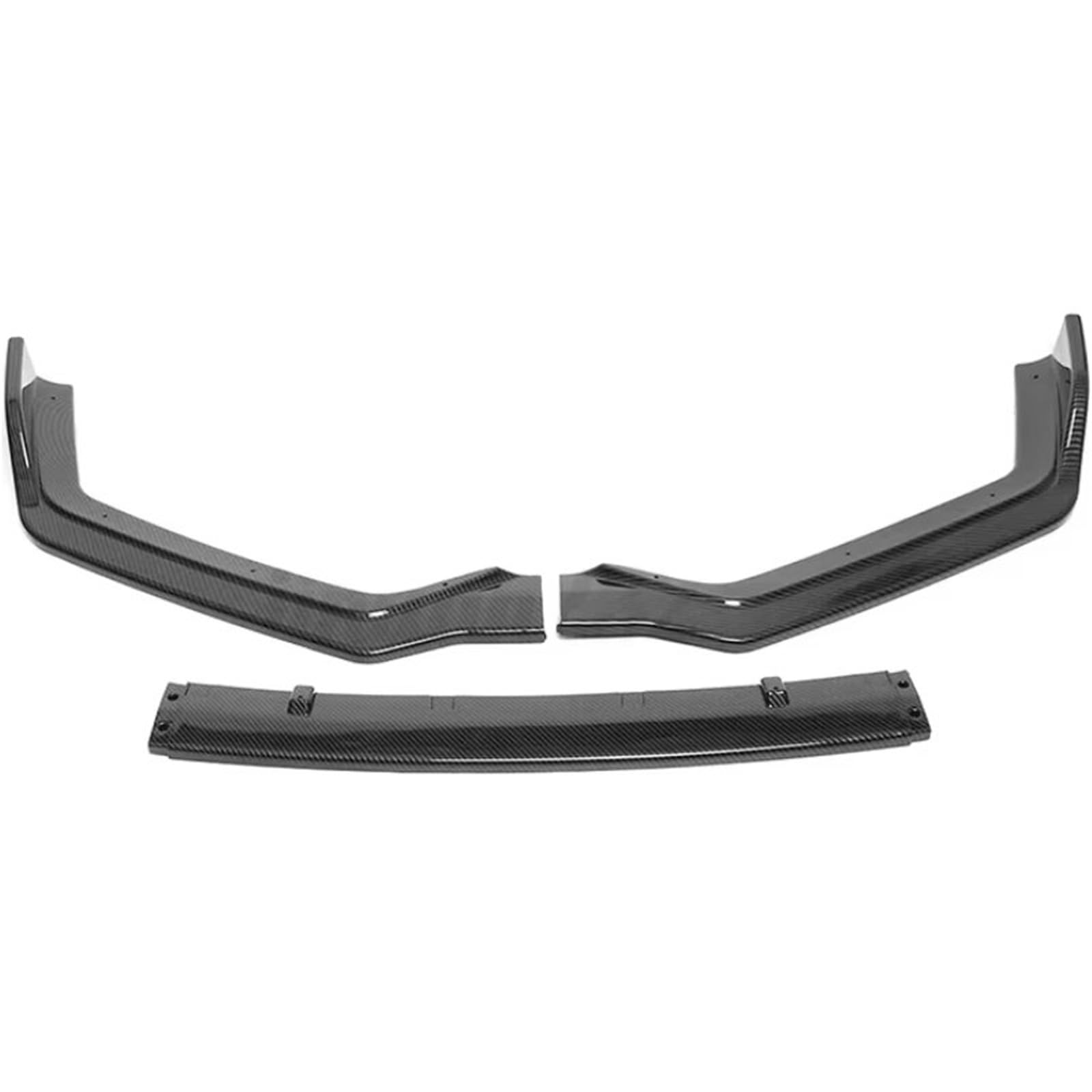 OTOZUM Kofferraumspoiler Kompatibel Mit Infiniti Für Q50 2018 2019 2020 2021 Frontstoßstangenlippe Splitterplatte Schutzverkleidung Abdeckungen Spoiler Diffusor Body Kit Zubehör(Carbon Fibre 2) von OTOZUM