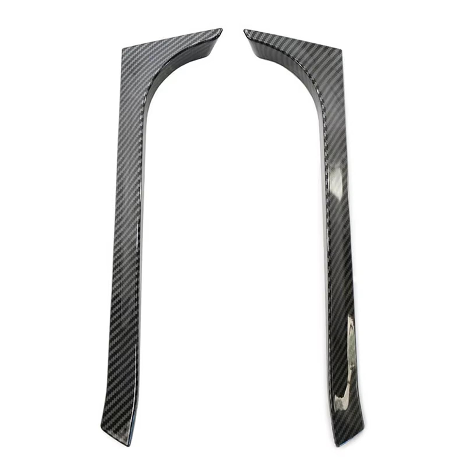 OTOZUM Kofferraumspoiler Kompatibel Mit Vw Für Golf MK6 Für GTI GTR Für GTD 2008 2009 2010 2011 2012 EIN Paar Heckscheiben-Seitenspoiler Carbonfaser-Look Styling-Dekoration von OTOZUM