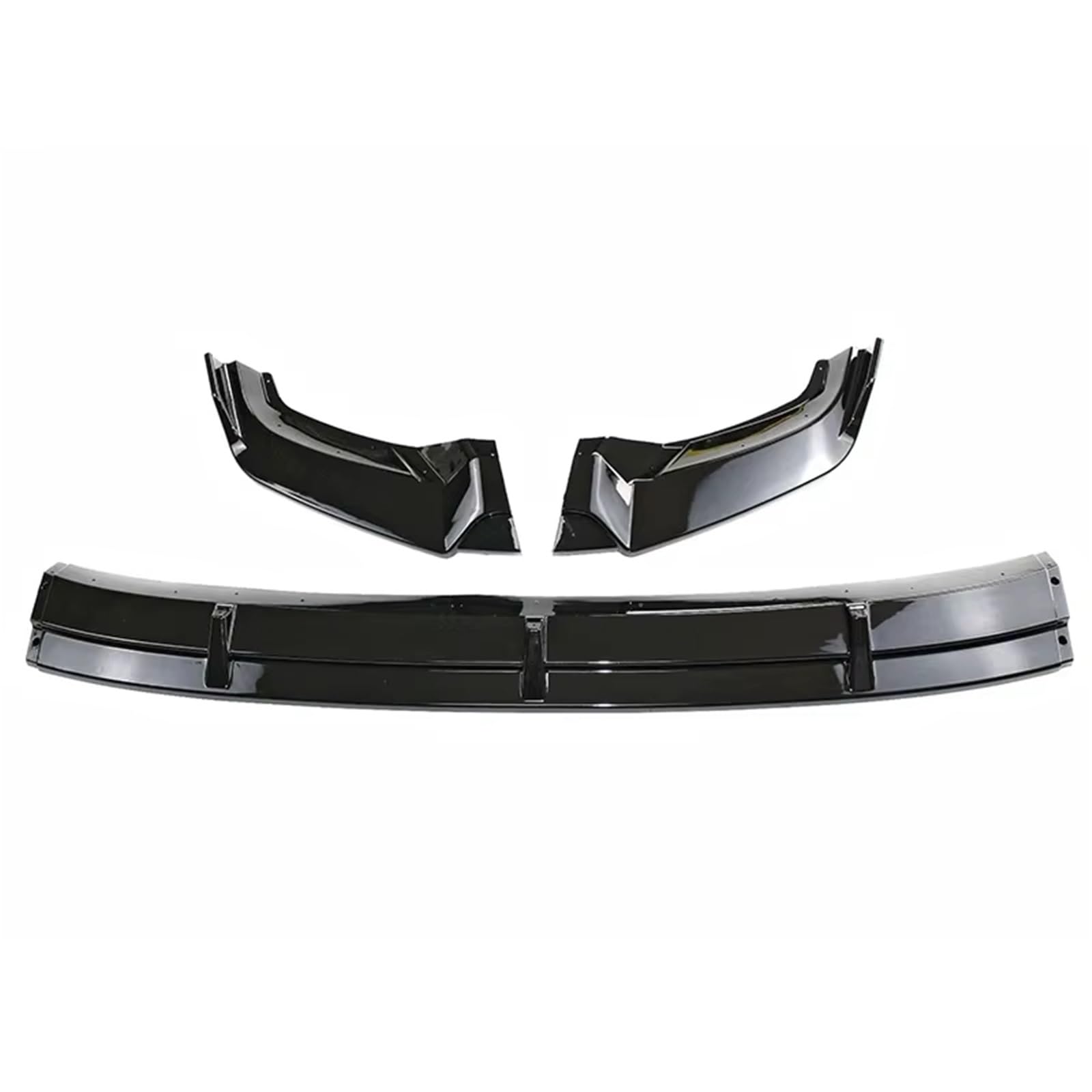 OTOZUM Kofferraumspoiler Kompatibel Mit Vw Für Tiguan 2017 2018 2019 2020 Auto-Frontstoßstange Lippensplitter Diffusor Bodykits Spoiler Stoßstangenschutz Schutz Zubehör(Gloss Black) von OTOZUM