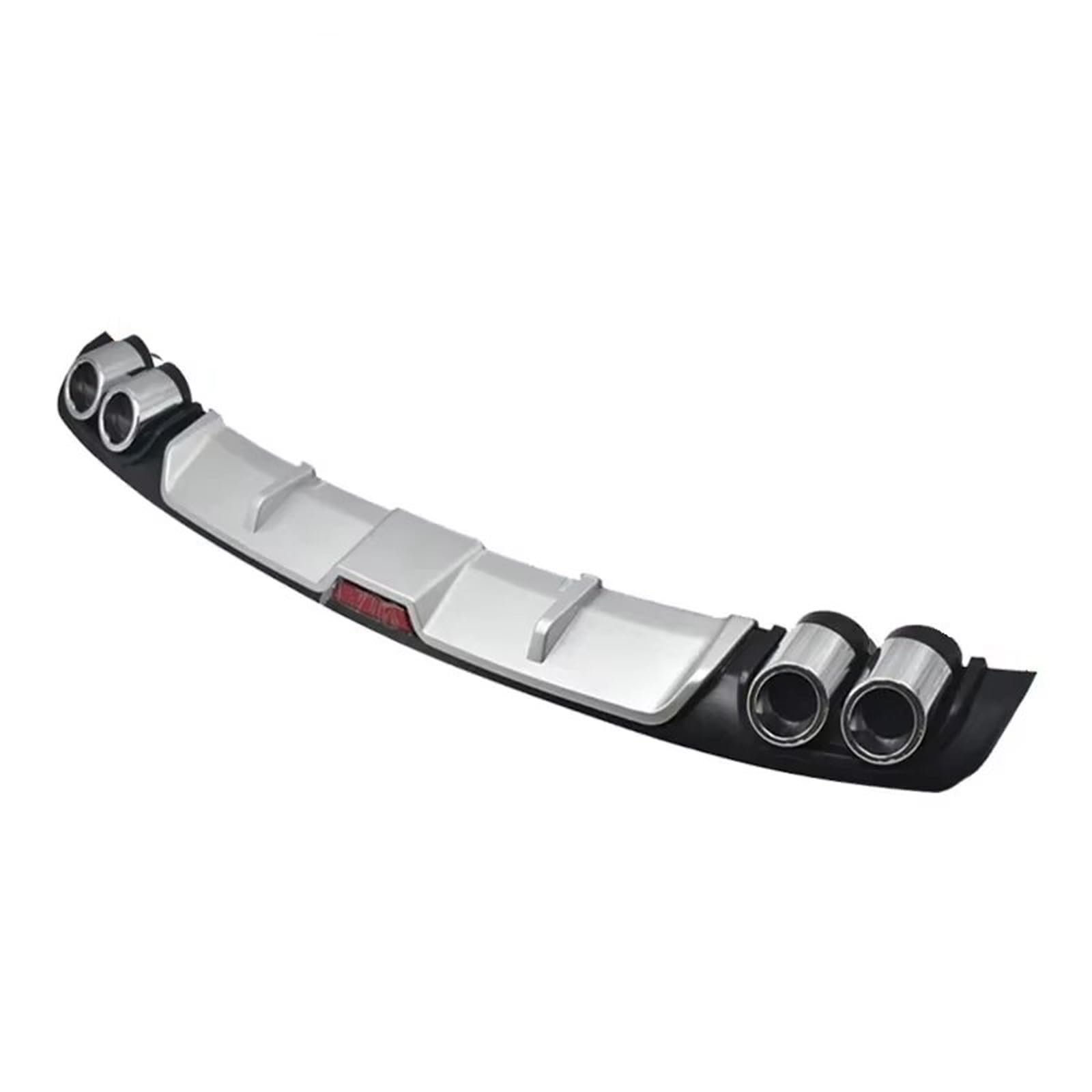 OTOZUM Kofferraumspoiler Universeller Heckstoßstangenspoiler Hecklippe Heckspoiler Auto-ABS-Spoiler Diffusor Außen-Tuning-Zubehör 120–128 cm(A-120CM-silver) von OTOZUM