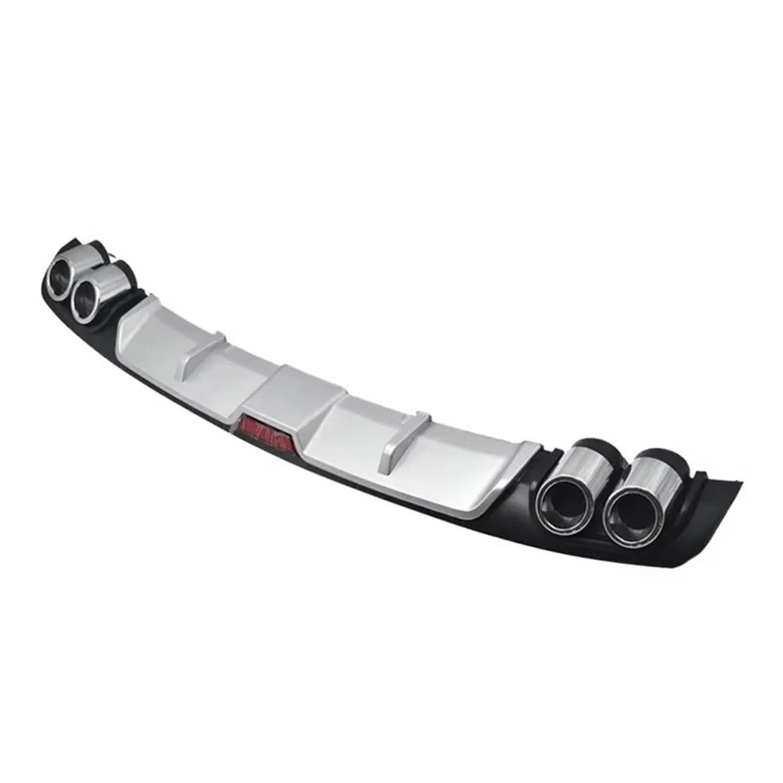 OTOZUM Kofferraumspoiler Universeller Heckstoßstangenspoiler Hecklippe Heckspoiler Auto-ABS-Spoiler Diffusor Außen-Tuning-Zubehör 120–128 cm(B-128CM-silver) von OTOZUM