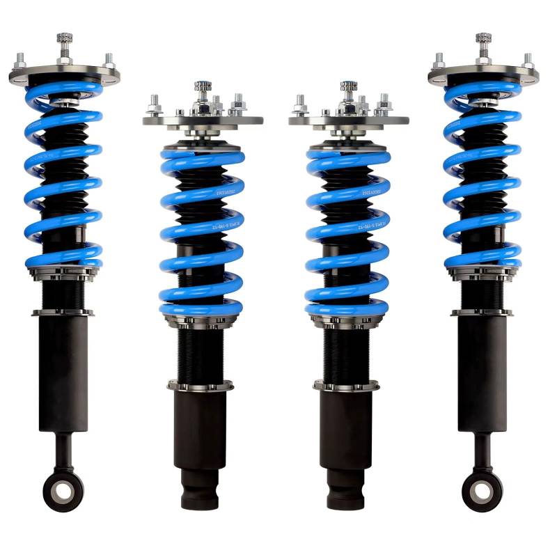 OTOZUM Kompatibel Mit Mitsubishi Für Eclipse 1995 1996 1997 1998 1999. Dämpfung Gewindefahrwerk, Federn, Verstellbare Federbeine, Stoßdämpfer, Autoteile Stoßdämpfer Höheverstellbar(Blue) von OTOZUM