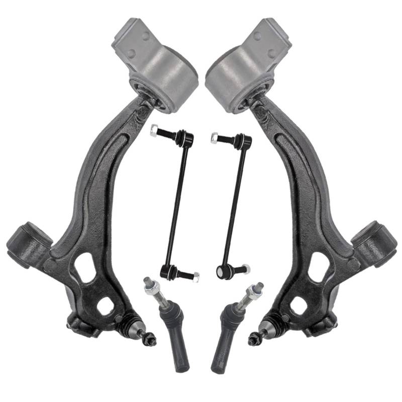 OTOZUM Lenker Radaufhängung Kompatibel Mit Ford Für Flex 2013-2016 Für Taurus 2013-2019 Auto Front Lower Arm Stabilisator Link Äußere Krawatte Stange Kit K622916 K622917 von OTOZUM