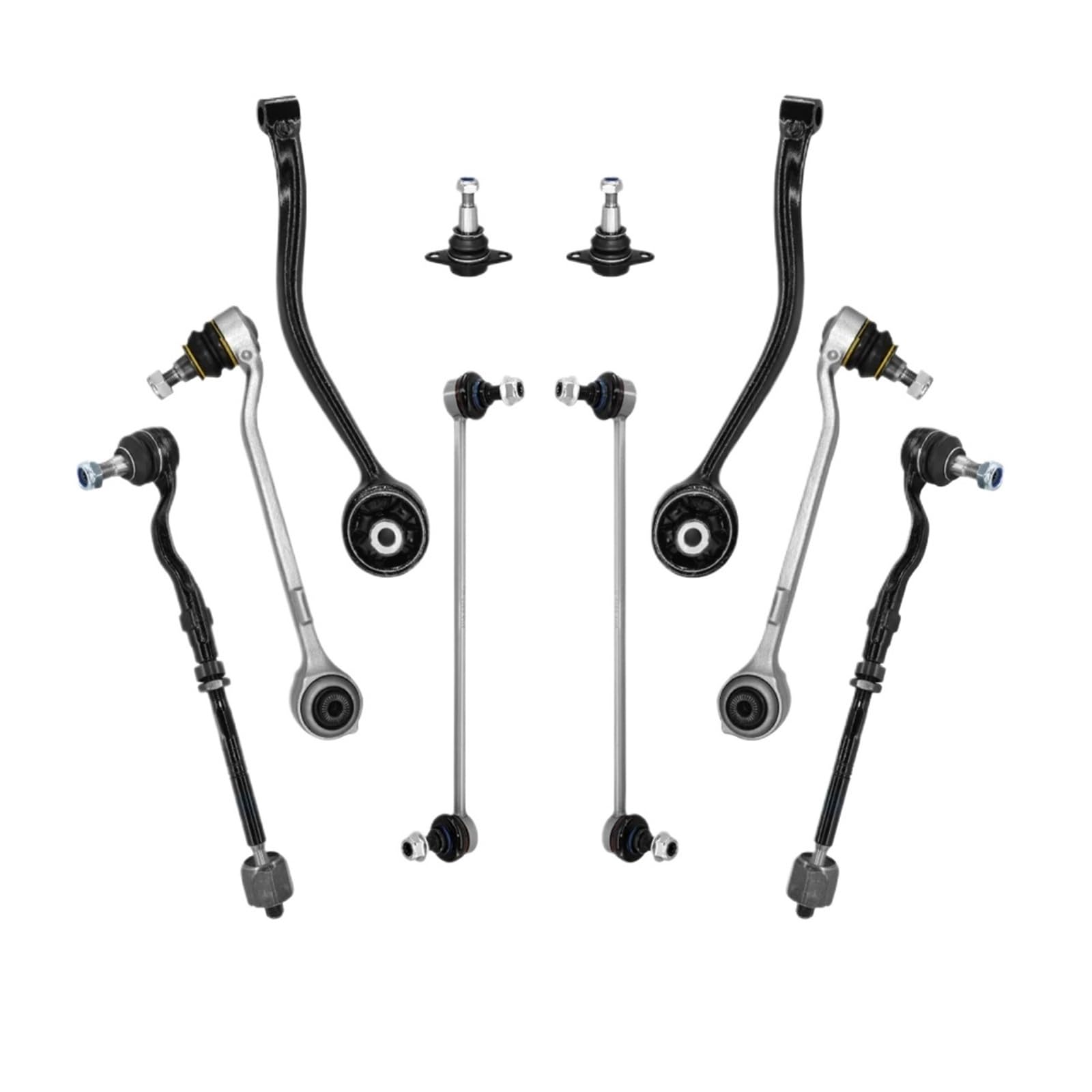 OTOZUM Lenker Radaufhängung Kompatibel Mit Für X3 F25 2011–2017 Für X4 F26 2015–2018 Auto-Querlenker Spurstange Montage Sway Bar Link-Sets MS101250 MS101251 MS101252 MS101253 von OTOZUM