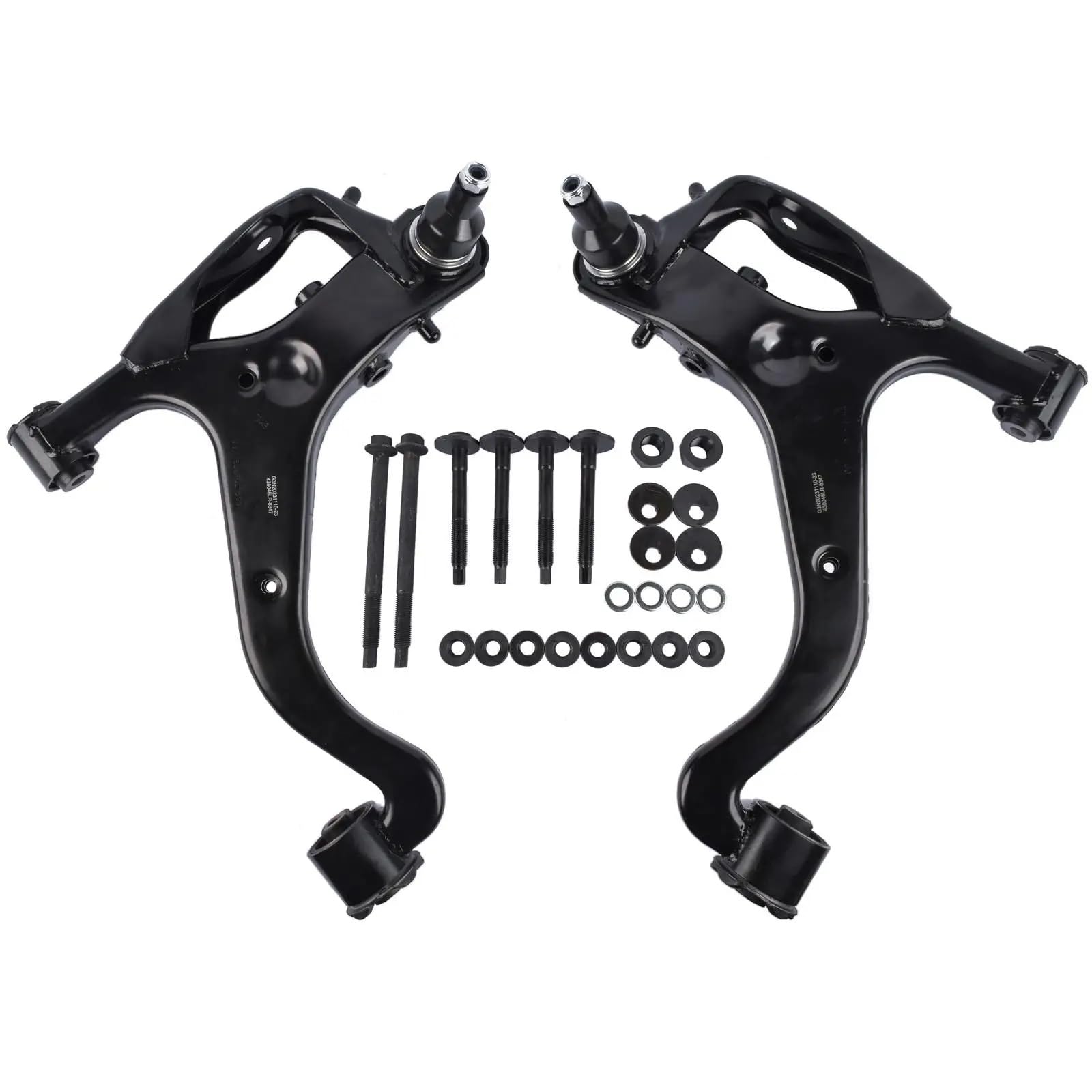 OTOZUM Lenker Radaufhängung Kompatibel Mit Land Für Rover Für LR3 2005 2006 2007 2008 2009 Auto Front Lower Arm Suspension Längslenker Kit LR028249 LR028245 von OTOZUM