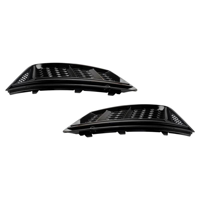 OTOZUM Nebelscheinwerfer Kühlergrill Kompatibel Mit Für A4 B9 2016 2017 2018. Nebelscheinwerfergrill, Unterer Stoßfängergrill, OEM: 8WD807681, 8WD807682. von OTOZUM