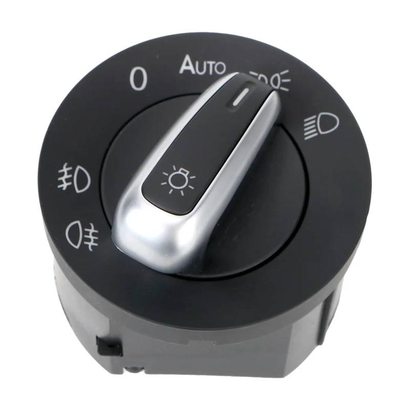 OTOZUM Scheinwerfer Schalter Kompatibel Mit Seat Für Alhambra 2011 2012 2013 2014 2015 Auto Scheinwerfer Control Schalter Nebel Licht Lampe Einstellen Schalter 5ND941431B von OTOZUM