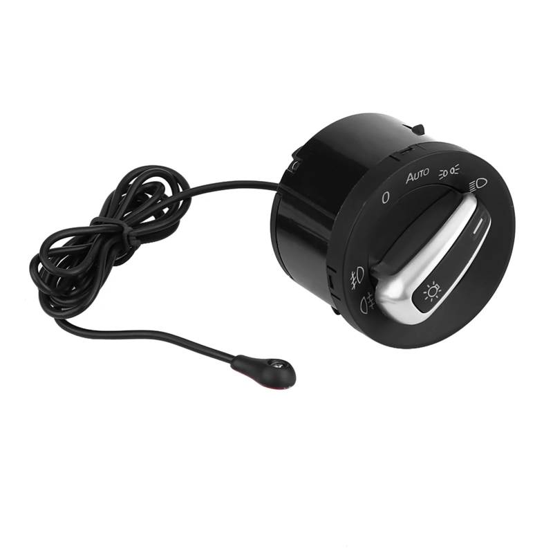 OTOZUM Scheinwerfer Schalter Kompatibel Mit VW Für Golf MK5 MK6 2004–2013, Auto-Scheinwerferschalter, Auto-Scheinwerfer-Lampen-Steuerschalter, Lichtsensor-Modul 5ND941431B von OTOZUM