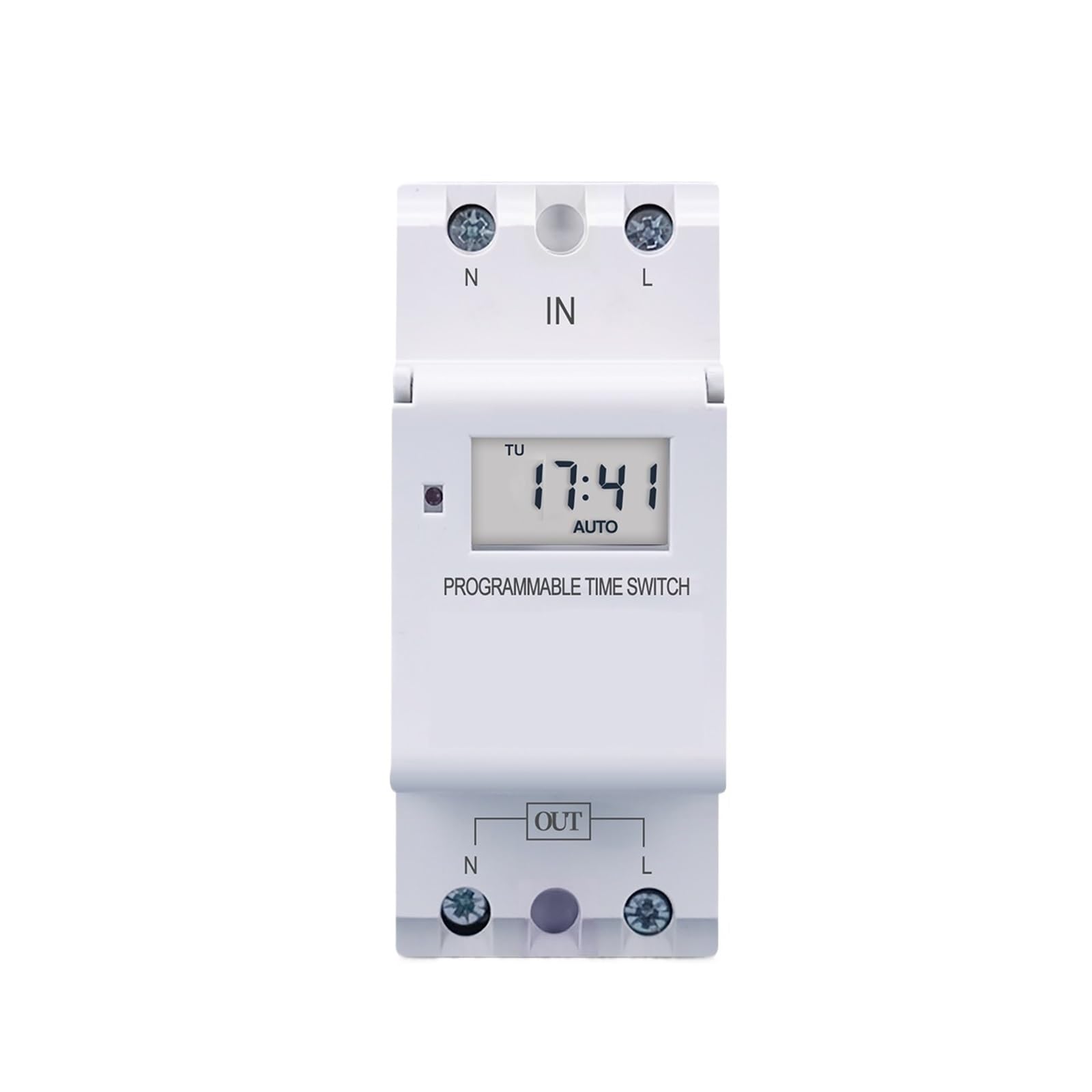 Ersatzteile New type Din Rail 2 wire Weekly 7 Days Programmable Digital TIME SWITCH Relay Timer Control AC 220V 230V 12V 24V 48V 16A(15A,110V AC DC) von OTRYVBEHY