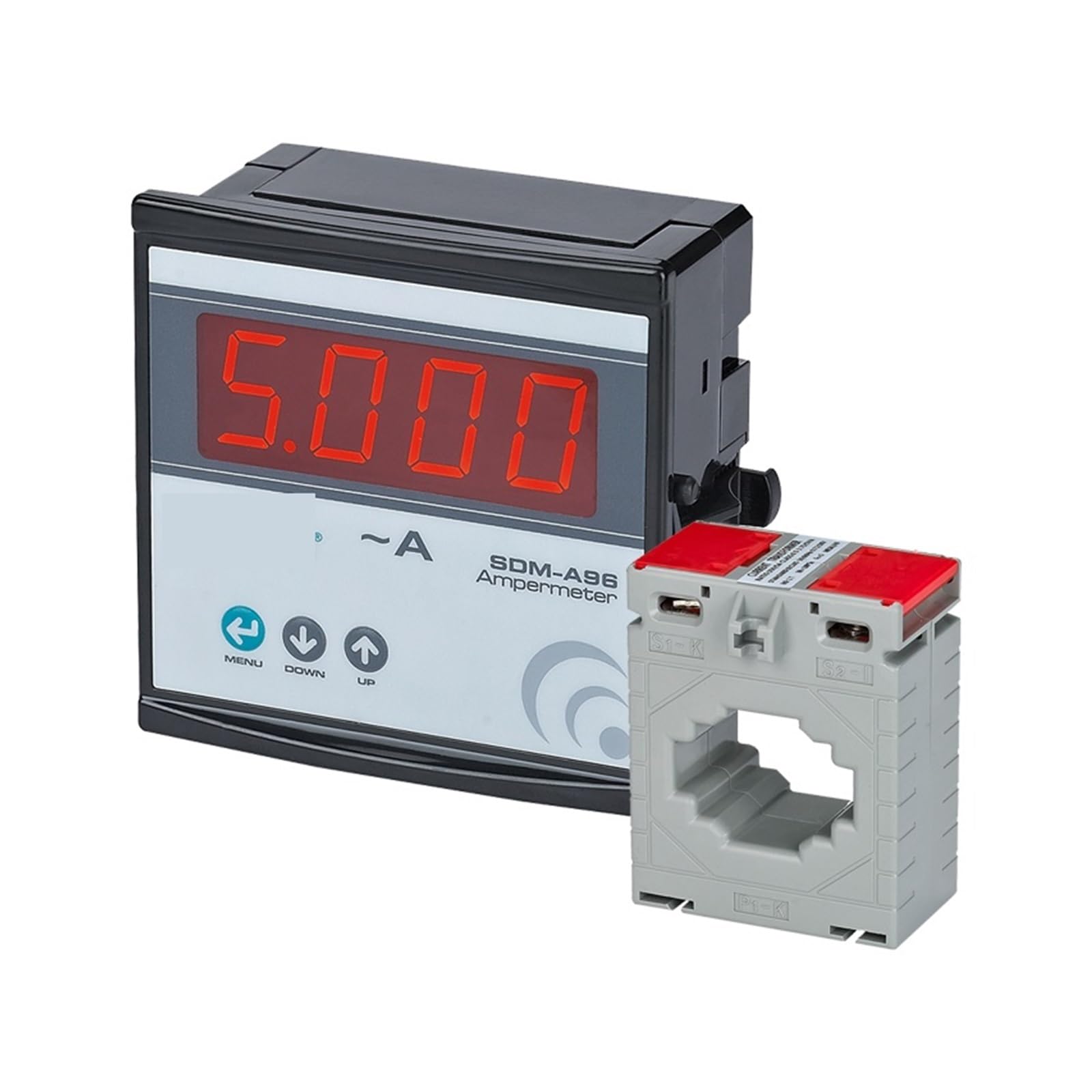 Ersatzteile SDM-A Digital Ammeter, Slim Compact, LED Panel meter(CT 200A,48X48MM_220-240V) von OTRYVBEHY