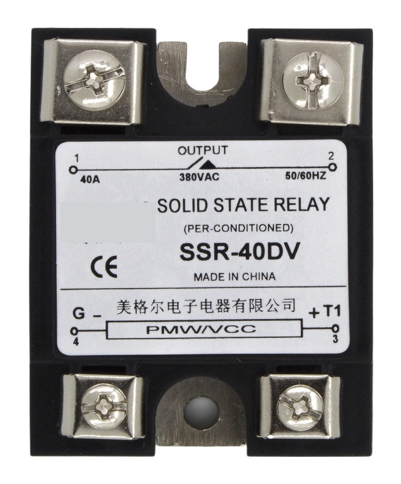SSR-40DV 40A solid state voltage regulator 40DV SSR match to SCR voltage regulator OTRYVBEHY von OTRYVBEHY