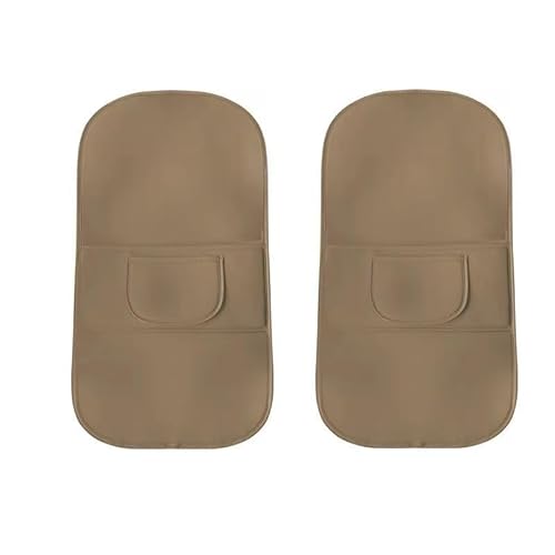 OTTSAN Auto Rückenlehnenschutz für Cupra Born, Sitzschoner Auto Rückenlehne für Die Rückseite der Vordersitze Rücksitz Organizer Leder Wasserdicht Kick Pad Auto ZubehöR,D-2PCS von OTTSAN