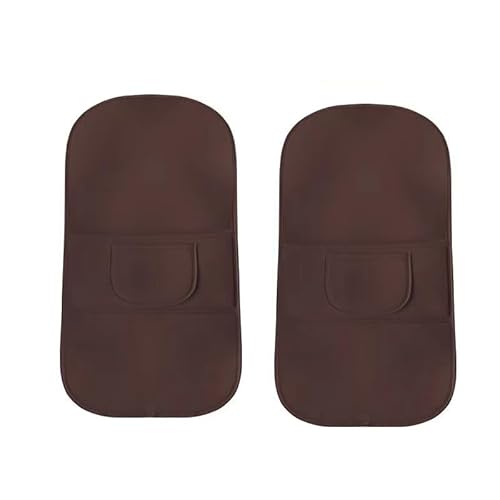 OTTSAN Auto Rückenlehnenschutz für Jaguar XF, Sitzschoner Auto Rückenlehne für Die Rückseite der Vordersitze Rücksitz Organizer Leder Wasserdicht Kick Pad Auto ZubehöR,B-2PCS von OTTSAN