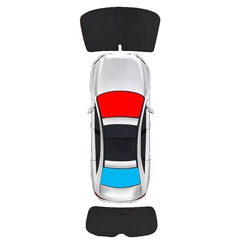 Sonnenschutz Auto für Peugeot 508 2013-2016, Sonnenblende Auto Netz UV Schutz Autofenster Sonnenschutz Seitenscheibe Privatsphäre Auto Zubehör,Front+Rear von OTTSAN