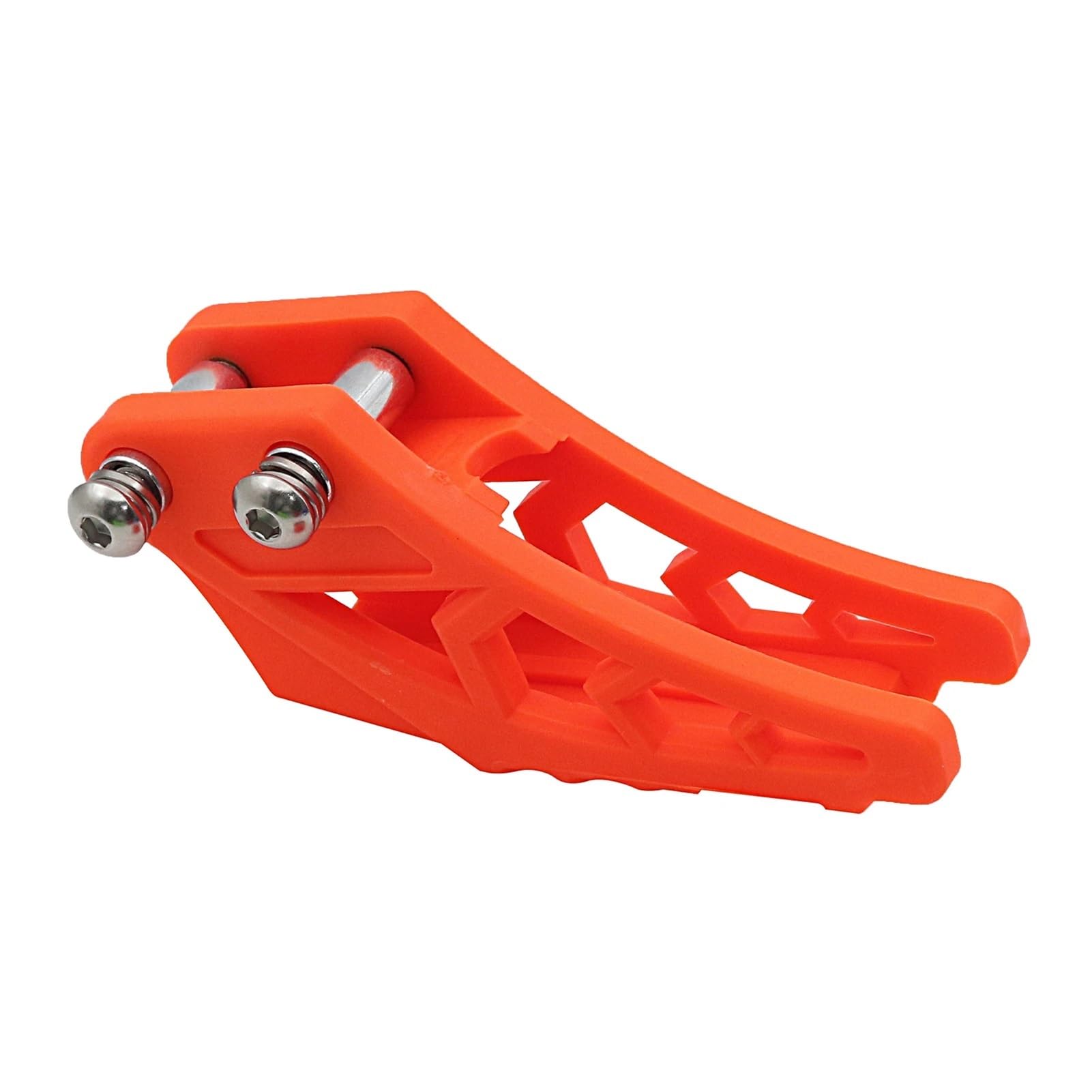 OUCHAO Motorrad Nylon Kettenspanner Kettenführung Schutz Passend for Kayo 110cc 125cc 140cc Pit Dirt Bike Universal Zubehör(Orange) von OUCHAO