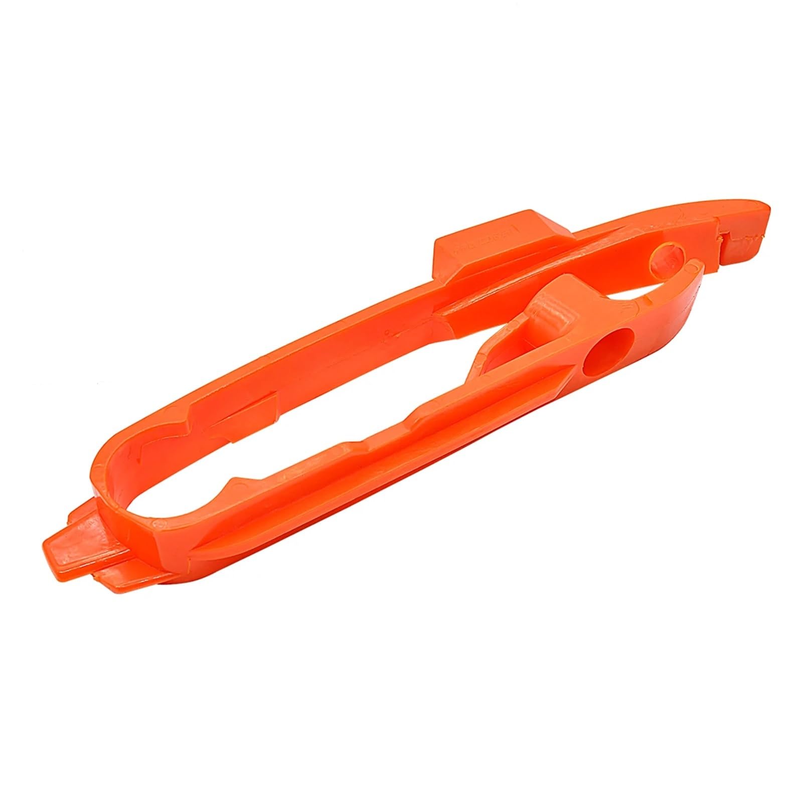 OUCHAO Motorrad Schwinge Kettenschieber Kit + Kettenschutzführung + Bremsschlauchklemme Passend for SX SXF XC XCF FC FX FS TC TX 125 150 250 350(Orange Chain Slider) von OUCHAO