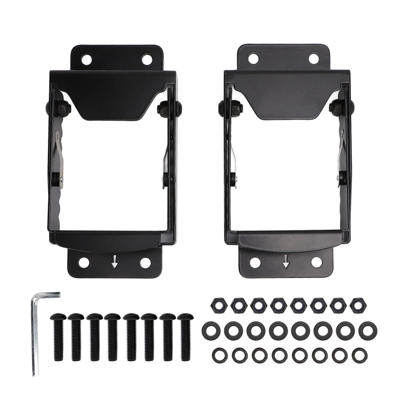 ATV -Fußstützen, robustes Metall -Anti -Schlupf -Falt -4 -Rad -Hintern ATV -Fußstifte, Ersatz für Polaris Sportsman Scrambler von OUKENS