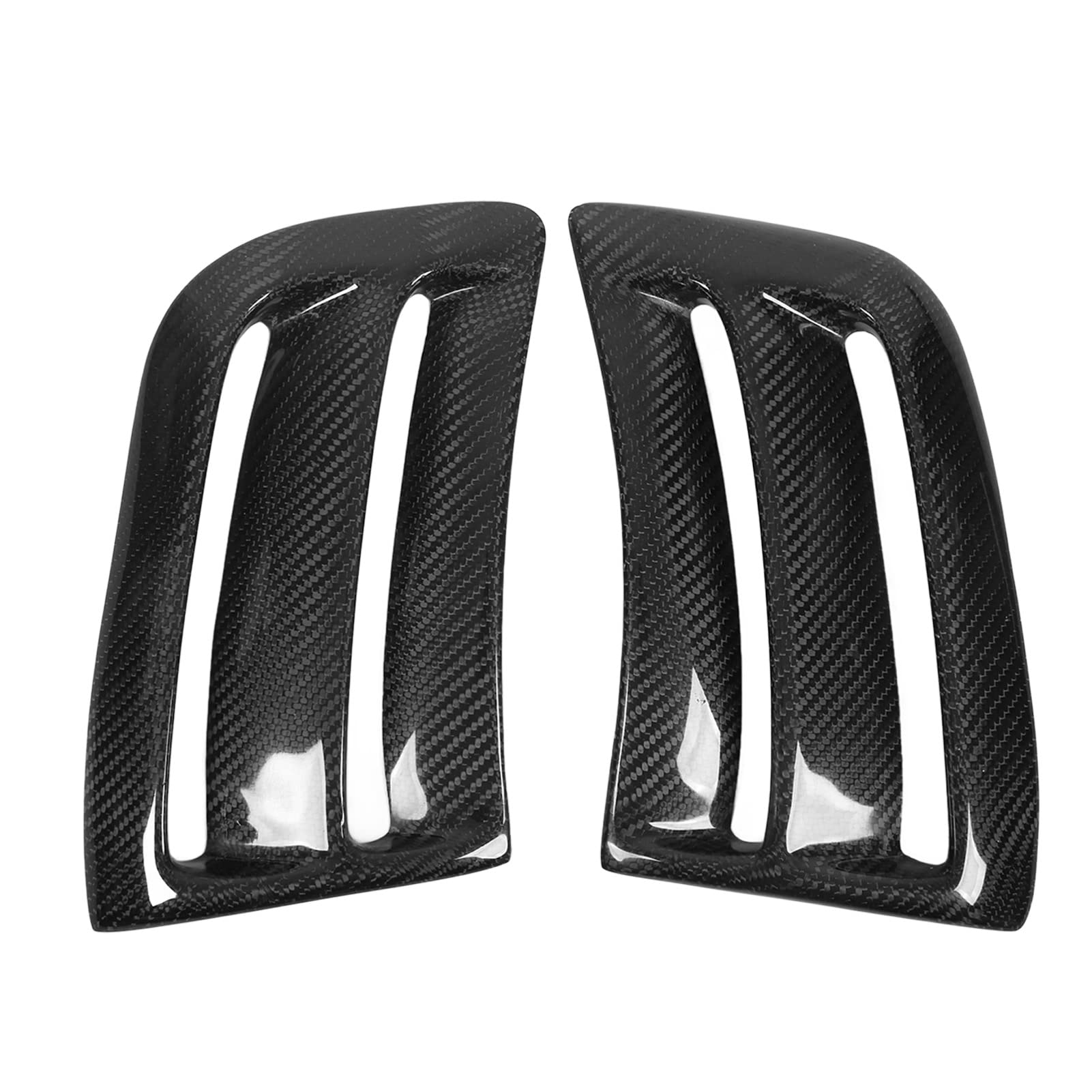 Carbon Fiber Front Stoßstange Vent passt Mercedes Benz C Klasse W204 C63 AMG Limousine 2012-2014 Factory Outlet CF Air Fender Cover Außen Side Scoops Spoiler Protector Splitter von OUKENS