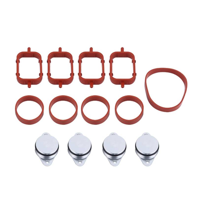 Drallklappe, 4 Stück 22mm Diesel Drallklappe Rohlinge Bungs Ansaugdichtungen Kit(4pcs) von OUKENS