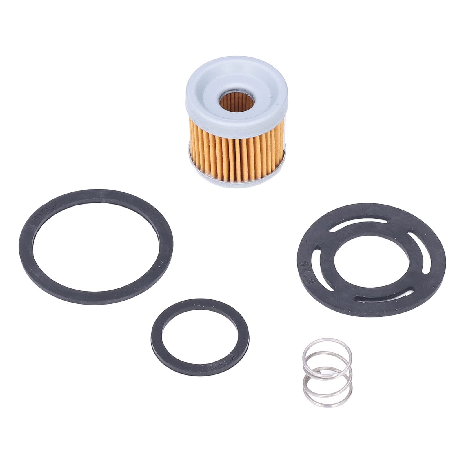 Kraftstoff filter Kit, Gas filter Ölfilter Gas Inline Kraftstoff filter Kleine Motor teile Ersetzen Werkzeug für Außenborder, 358 M004675 1 358 03897 Q1 358 M0046752 Gummi metall von OUKENS