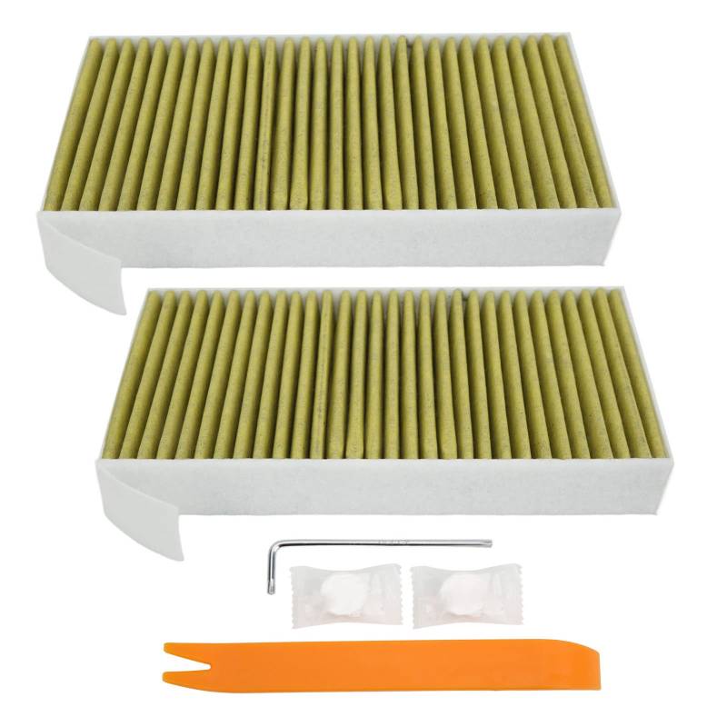 OUKENS 2PCS Kabinenluftfilter aktiviertes Kohlenstoff Gute Versiegelung Haltbarer Ersatz für den -Modus 3 y von OUKENS