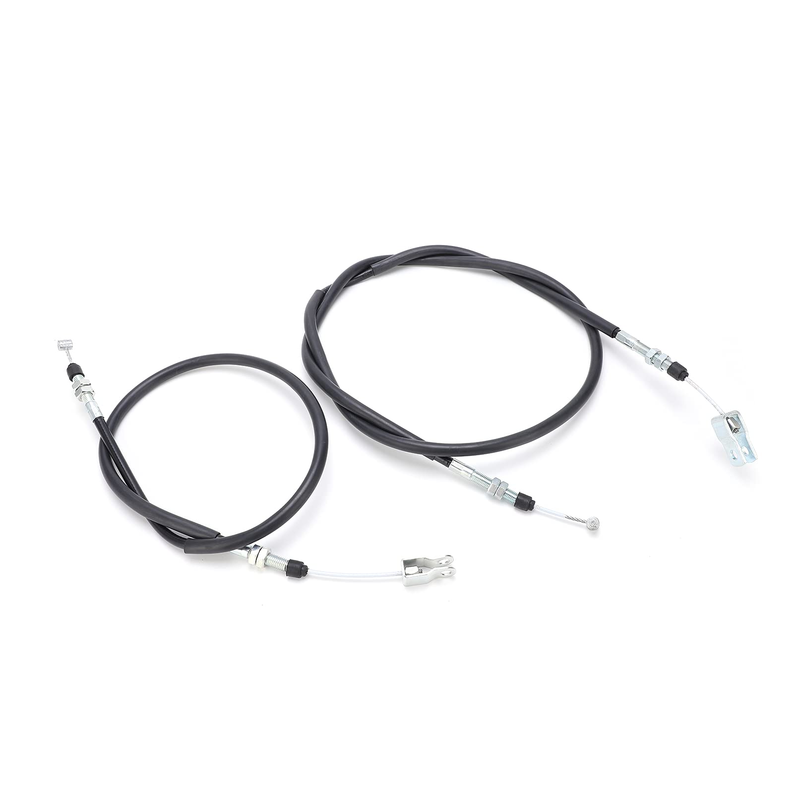 OUKENS Car Rear Brake Cable, Parking Cable Black Car Clutch Cable for Mule Gasoline, 540050307 540051210 540051173 540051202 Metal von OUKENS