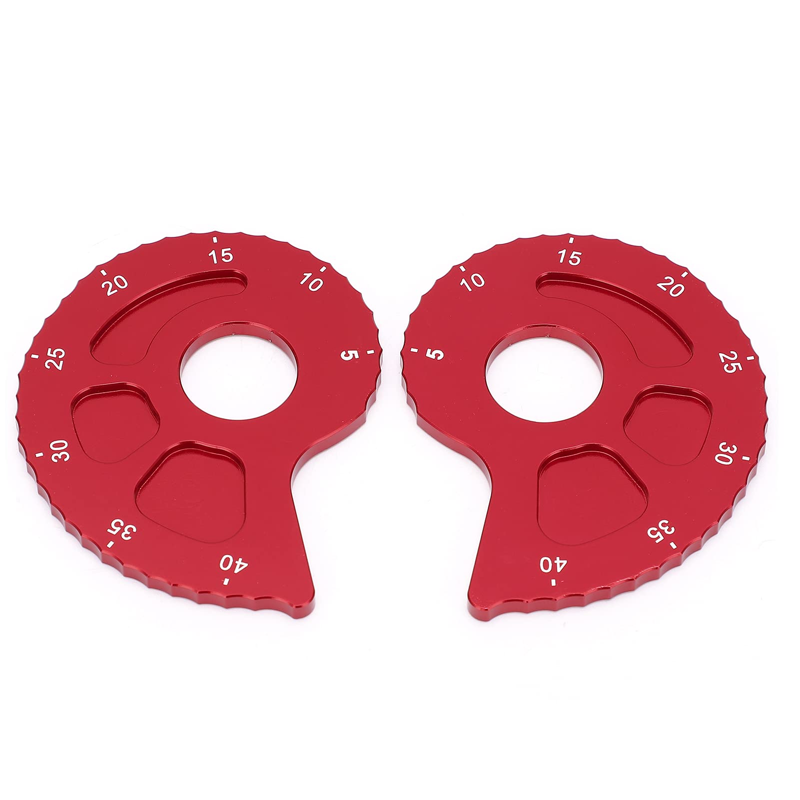 OUKENS Motorrad-Kettenspanner, tragbares Motorrad-Kettenausrichtungswerkzeug aus CNC-Aluminiumlegierung, Kettenspanner-Regler für Drz 400E 400S 2000-2021 (Rot) von OUKENS