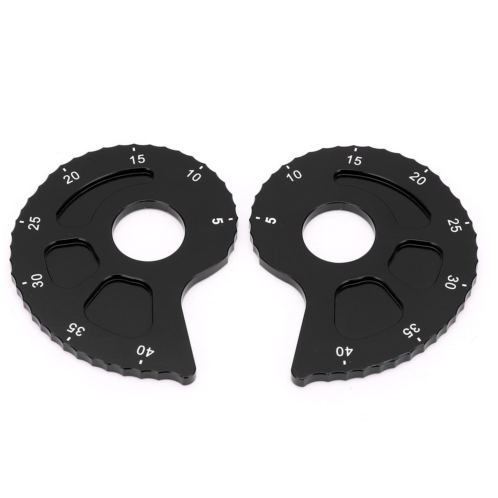 OUKENS Motorrad-Kettenspanner, tragbares Motorrad-Kettenausrichtungswerkzeug aus CNC-Aluminiumlegierung, Kettenspanner-Regler für Drz 400E 400S 2000-2021 (Schwarz) von OUKENS