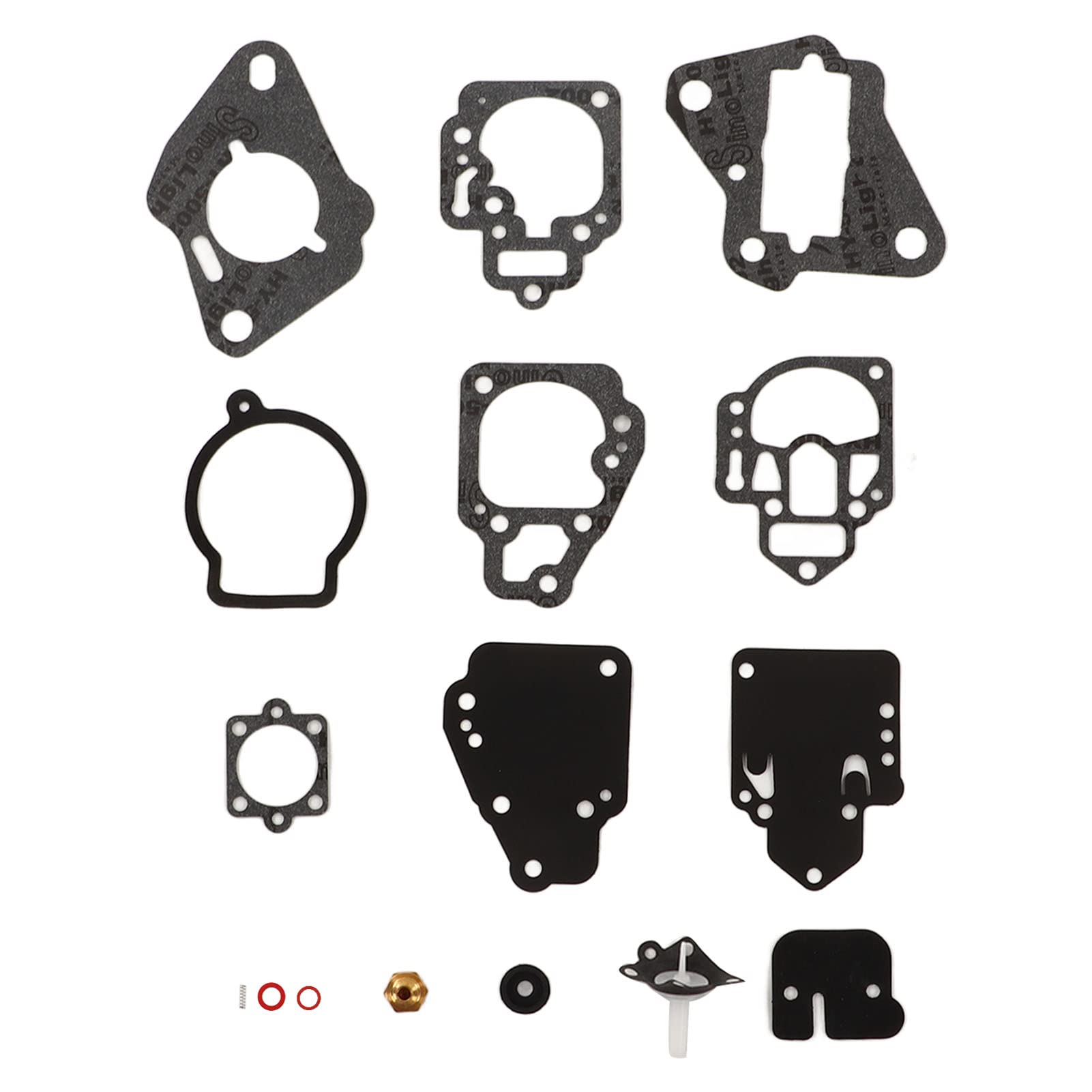 Venom Premium Carb Vergaser-Reparaturkit (für Mercury für Mariner 6HP 8HP 9.9HP 10HP 15HP 20HP 25HP) ersetzt nur: 1395–9761, 1395–811357, 1395–9645, 1395–9761, 1395–9377, 1395–9803) von OUKENS