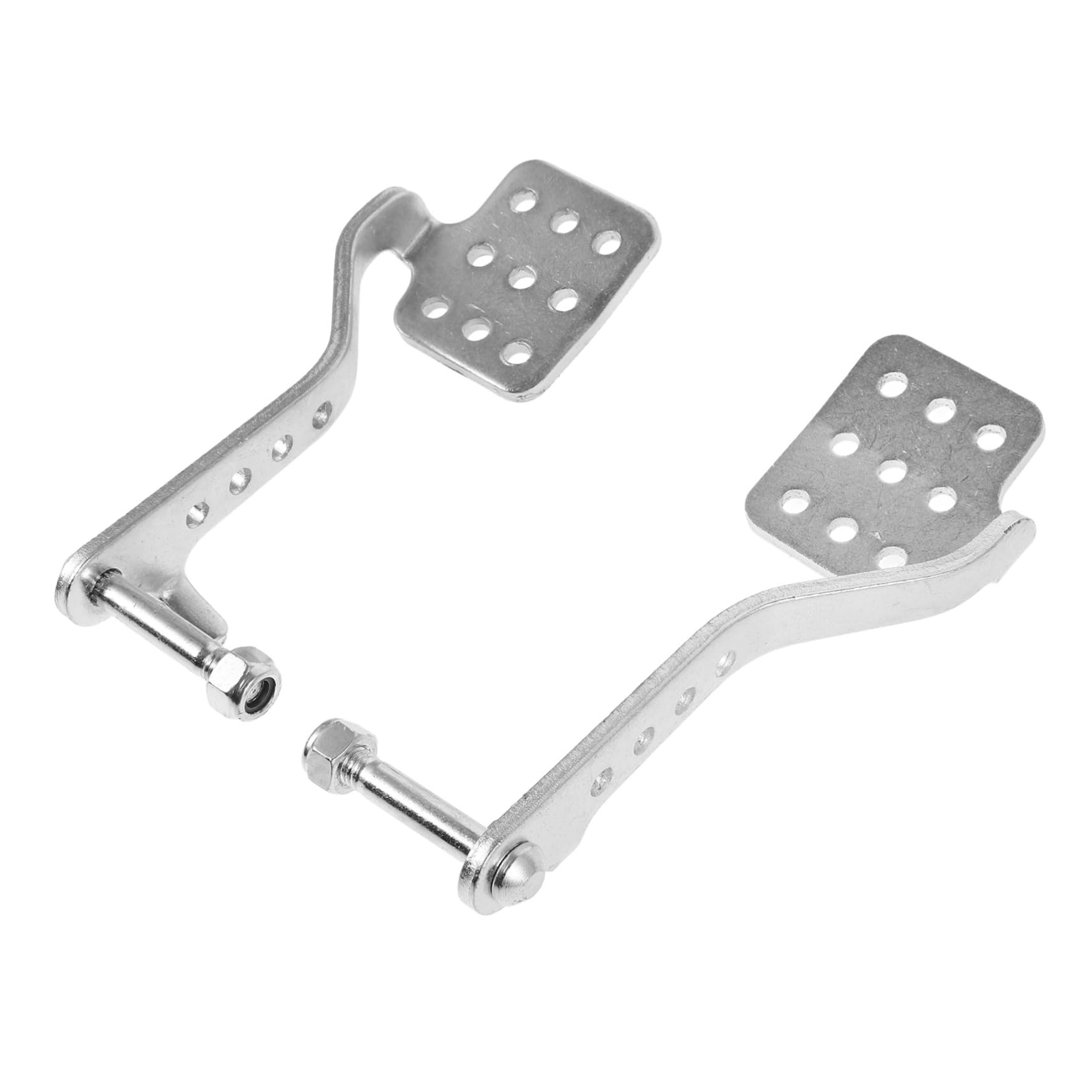 OUNONA 1 Paar Kart-Drift-Rennen Go-Karts Kart-Kit Gashebel drehen Bremszylinder Wagen Roller Go-Kart-Pedal Drift-Rennpedal Go Kart Bremspedal Gaspedal Bremspedal für Go-Kart Eisen Silver von OUNONA