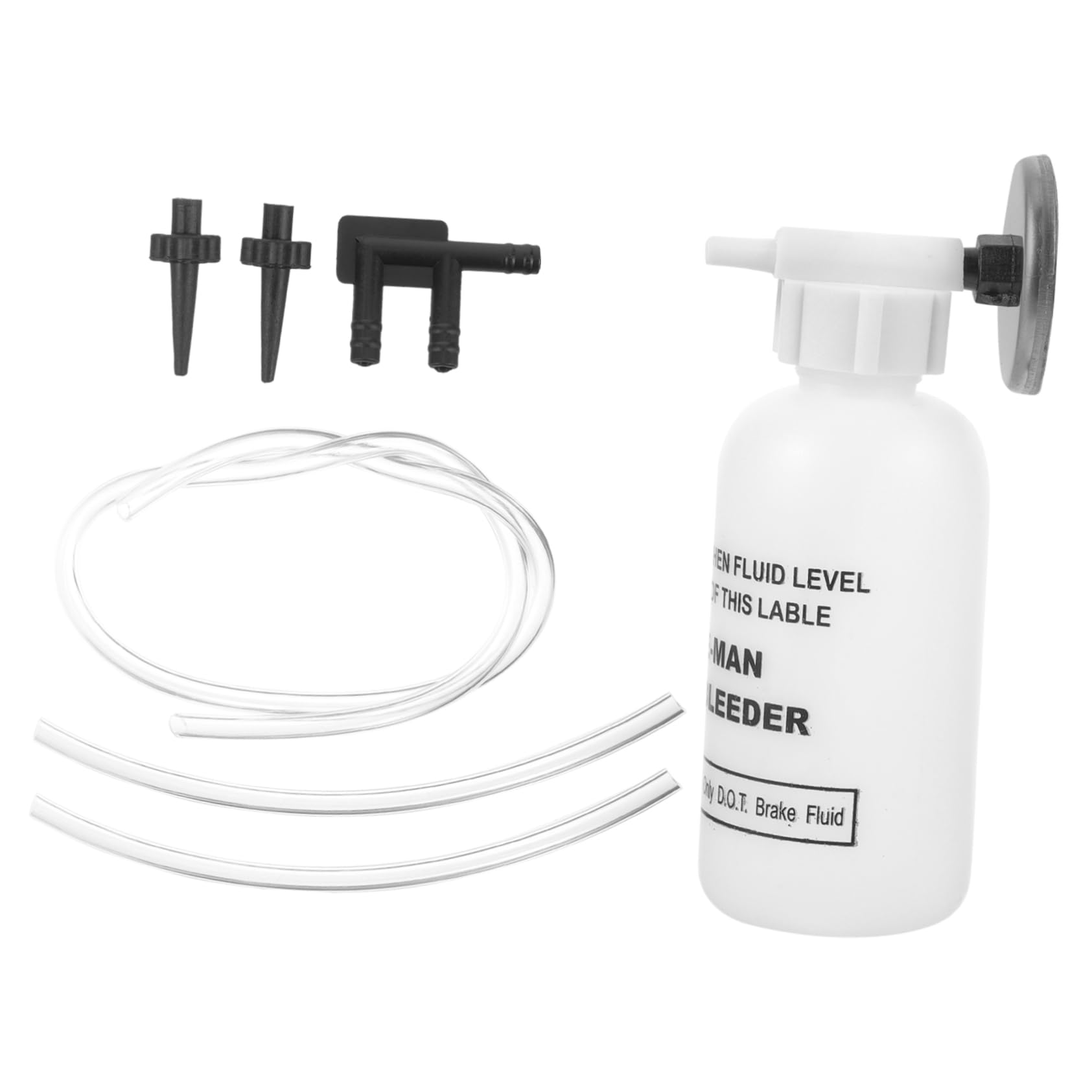 OUNONA 1 Satz Brake Bleed kit Bremsenentlüftungsset Bremsenentlüftungsflasche und Schlauch Bremsentlüftungswerkzeuge Bremsentlüftungsset Bremsentlüftungssätze Bremsentlüftungsrohr Plastik von OUNONA