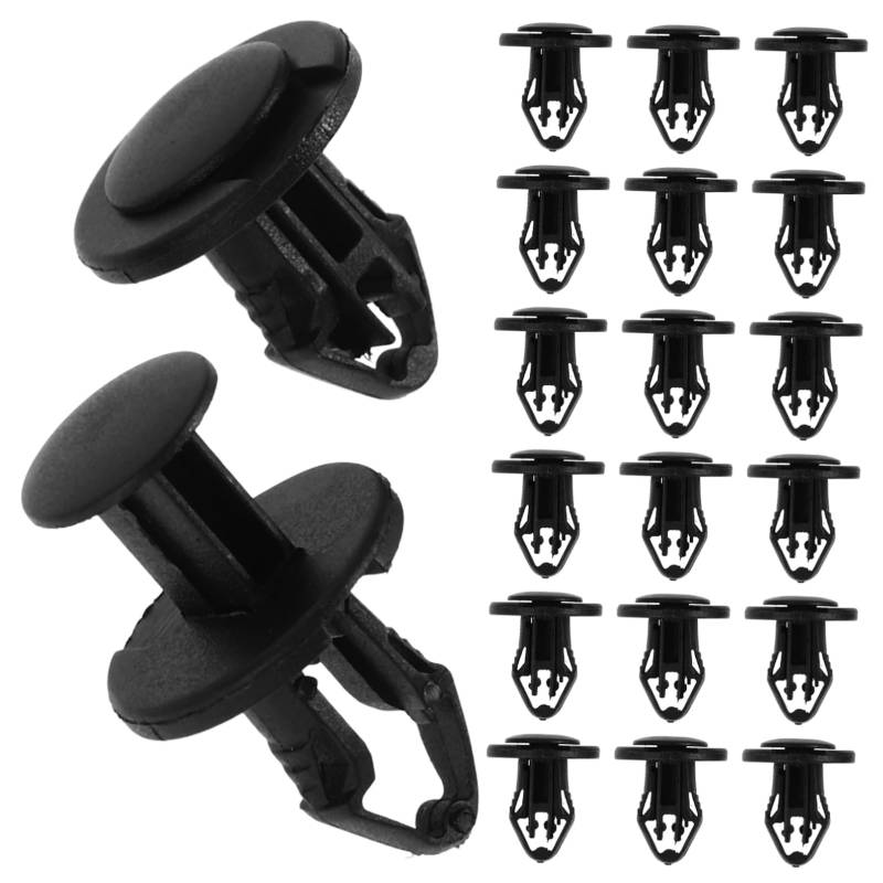 OUNONA 100St Autoschnalle Auto tür Schritt Halter Auto Griff Trim-Fix Autoclip Auto Befestigungsclips Stoßstangenclips Clips und Befestigungselemente Stoßstangennieten Plastik Black von OUNONA