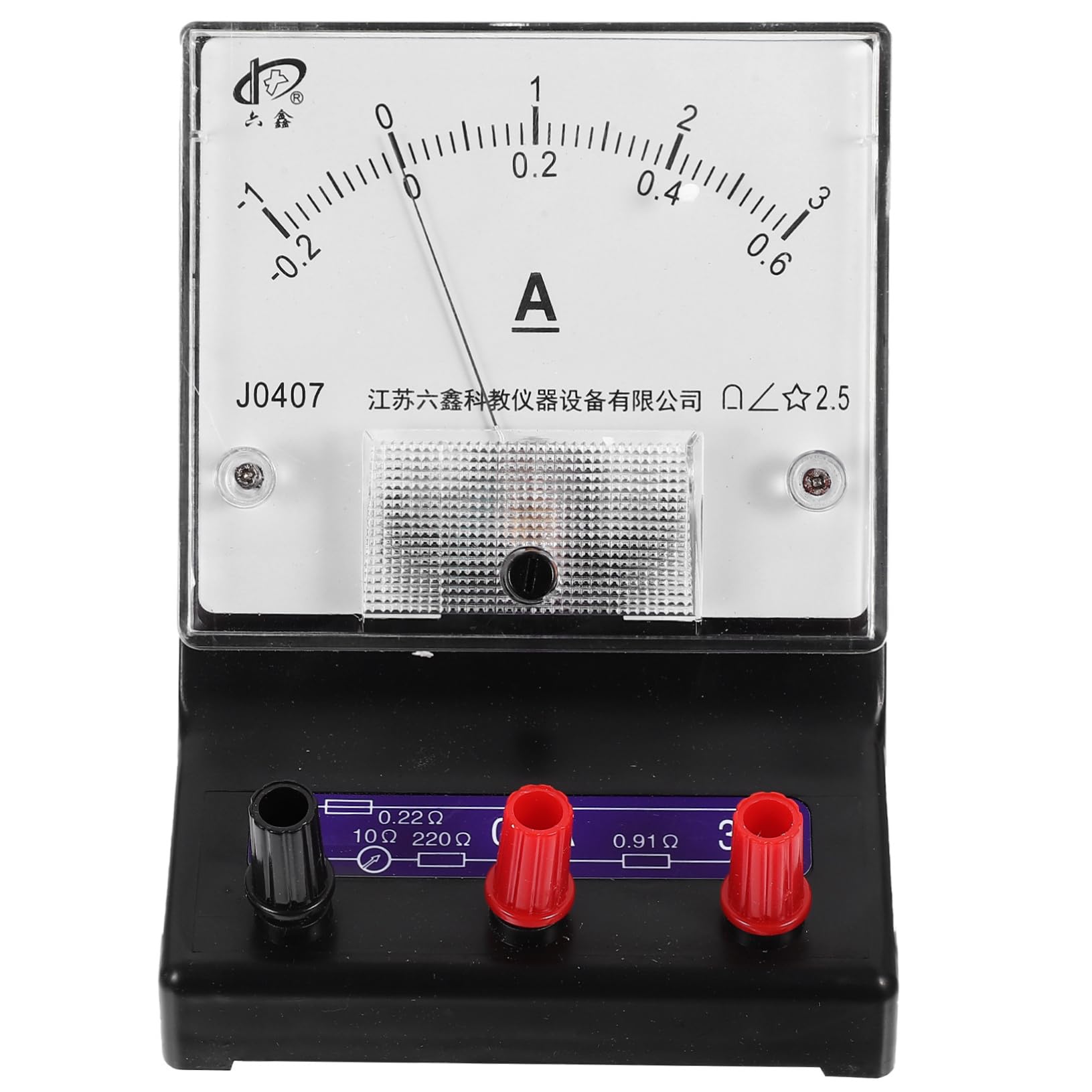 OUNONA 1Stk Labor-Amperemeter Netzwerkkabeltester analoges Amperemeter-Messgerät Watt experimentierset physik experimente werkzeug Amperemeter aus Kunststoff Physik Amperemeter Metall rot von OUNONA