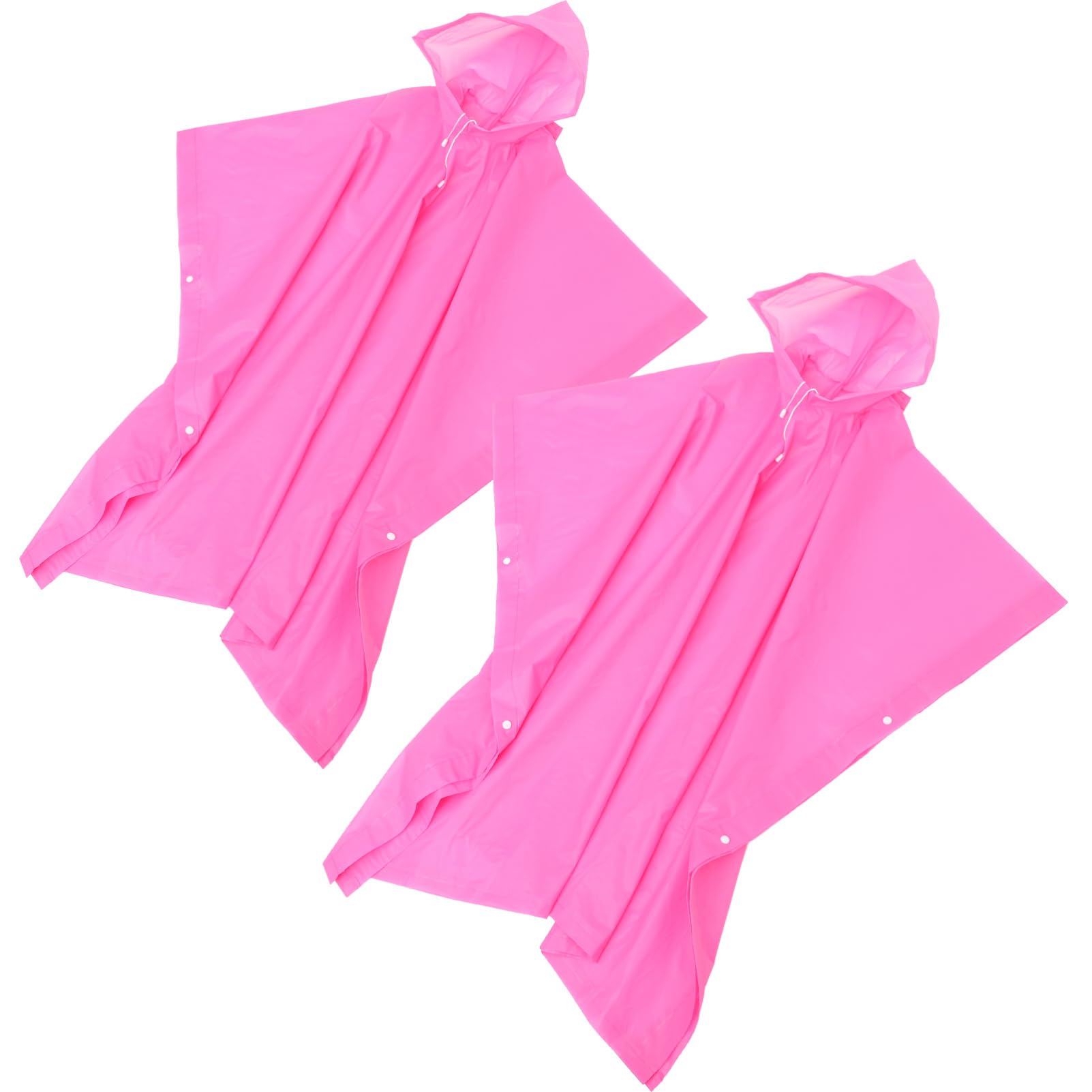 OUNONA 2 Stk Regenmantel mit Kapuze für Erwachsene wiederverwendbar Tarnung Regenponcho für Erwachsene mit Kapuze Herren Regenhose Plus Outdoor-Regenponcho Ponchos für Erwachsene Eva Rosa von OUNONA