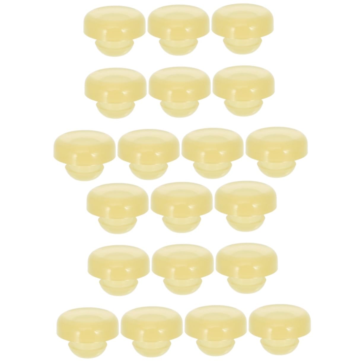 OUNONA 20 STK Kissen Austausch Der Bremspedalbeläge Bremspedalstopper Bremspedalanschlag Bremspedal-anschlagpolster Bremspedalauflage Auto-versorgung Fahrzeugteil Transparent Gummi von OUNONA