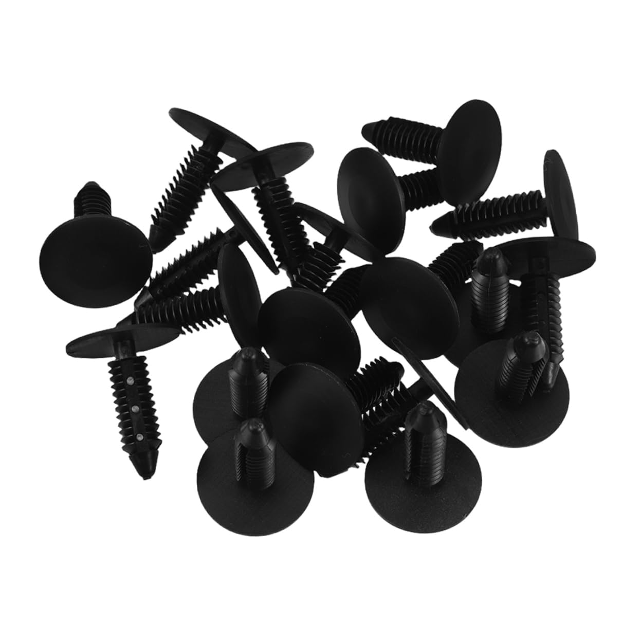 OUNONA 30 Stücke Schwarz Auto Fastener Clips Auto Karosserie Clips Für Innenverkleidung Nylon Stoßfänger Halterungen Fahrzeug Innen Clip von OUNONA